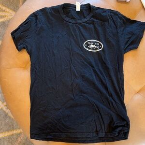 Vintage Short Sleeve Tee with Fish Logo